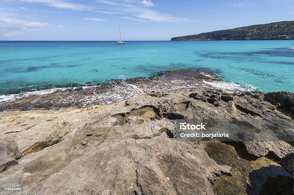 Es calò de la costa de isla de Formentera - Foto de stock de Aire libre libre de derechos