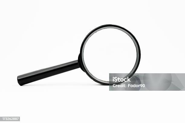 Magnifying Glass Stock Photo - Download Image Now - Cut Out, Learning, Magnification