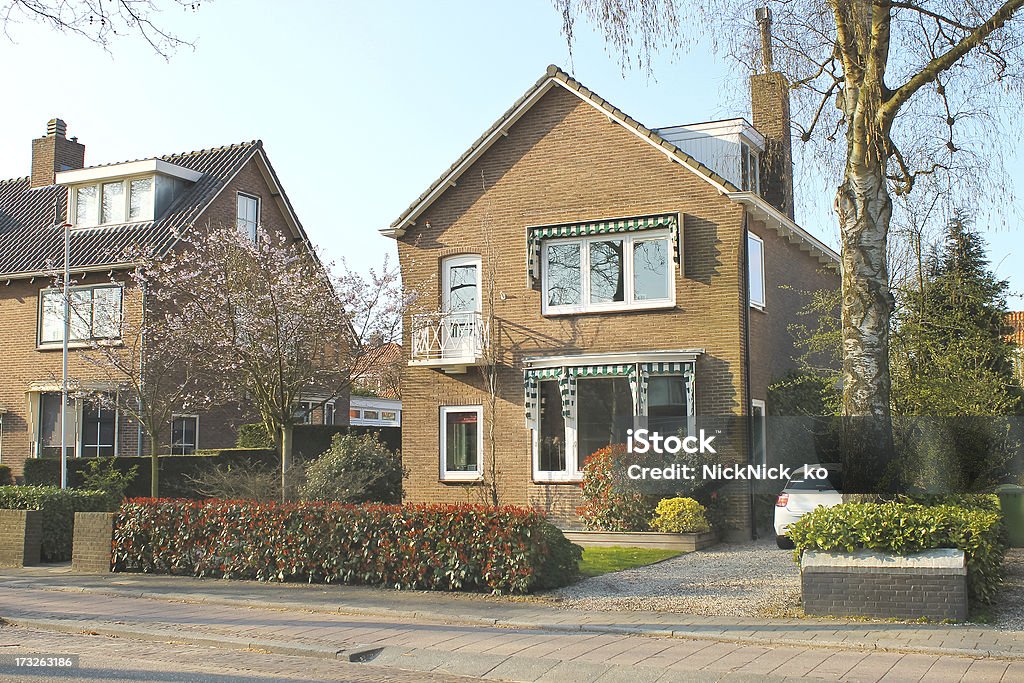 Maison dans la banlieue.  Pays-Bas - Photo de Architecture libre de droits