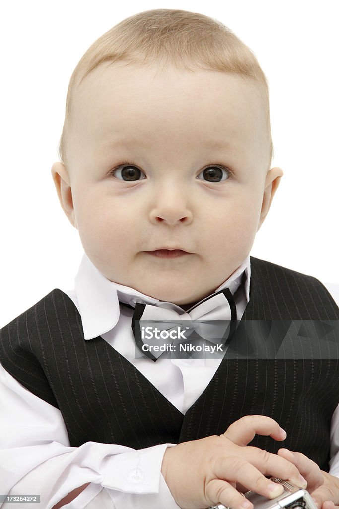Schöne baby Blick in die Kamera - Lizenzfrei Anzug Stock-Foto