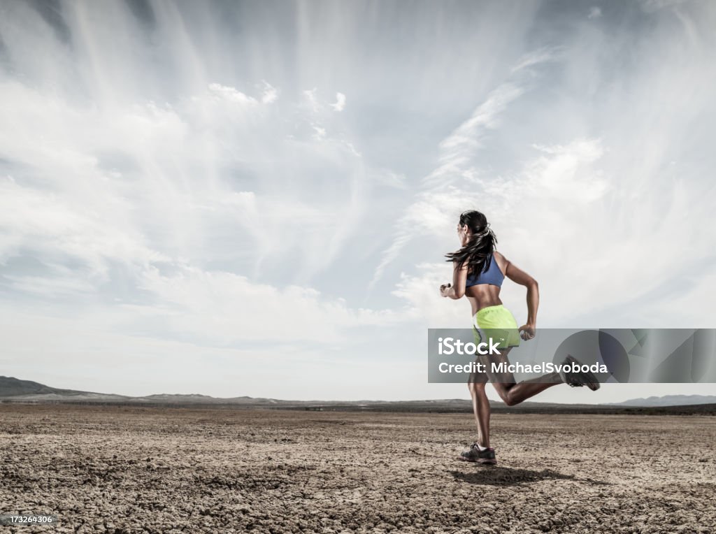 Desert Road Runner - Lizenzfrei Aktiver Lebensstil Stock-Foto