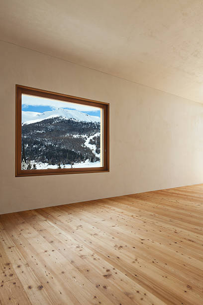 istock mountain home, room with window 173266171