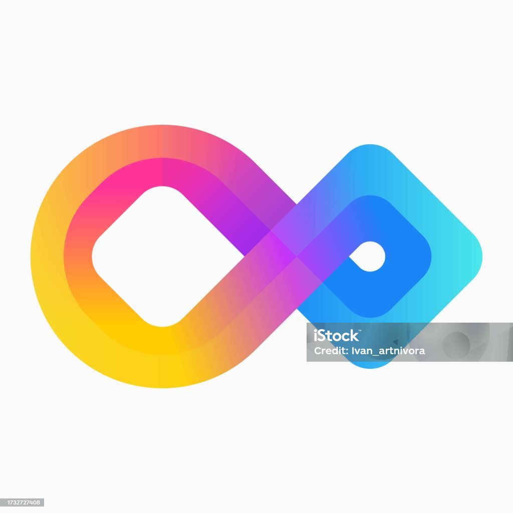 Infinate Gradient Vector Illustration Infinite Gradient Colorful Style Stock Illustration ...