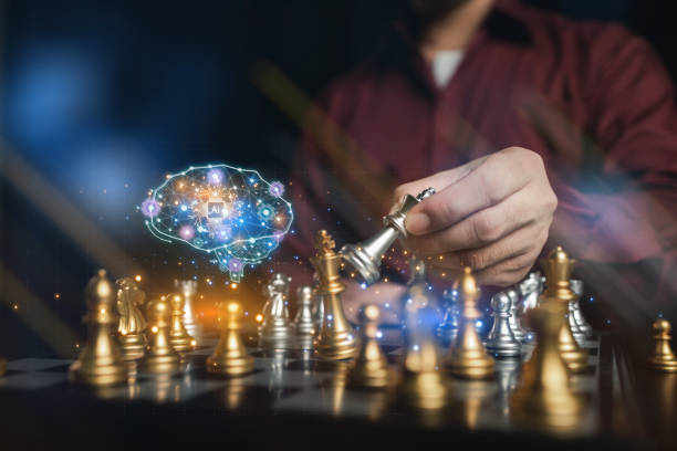 istock Creating a set of commands for AI to work as desired, using artificial intelligence technology to help reduce business processes and costs. Concepts of using artificial intelligence and AI technology. 1732749386
