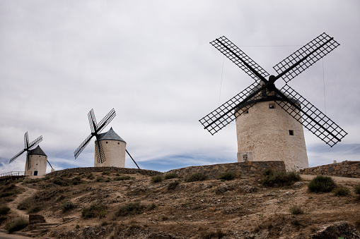 Windmills at Consuegra, Castilla La Mancha, Spain