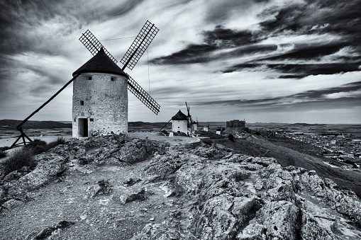 Windmills at Consuegra, Castilla La Mancha, Spain