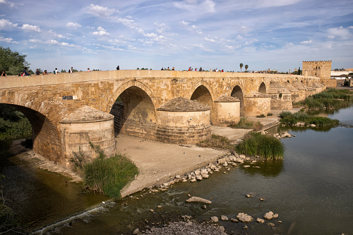 Roman bridge over the Guadalquivir river, Córdoba, Spain