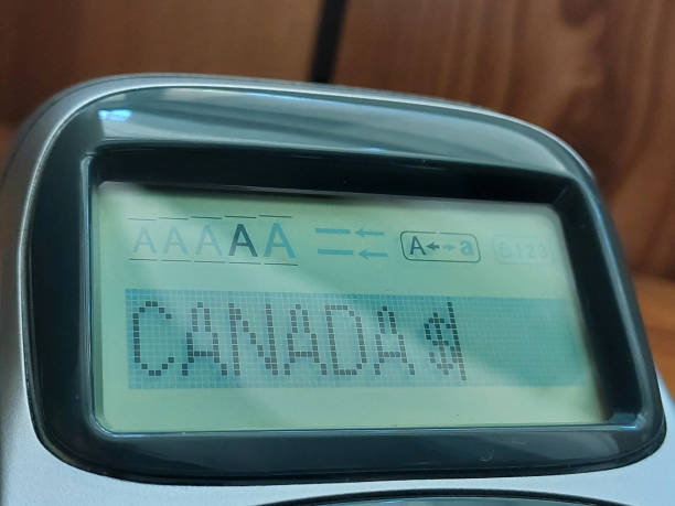 istock The Word Canada with a dollar sign written on a screen 1732853588