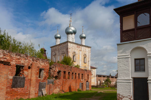 istock Ancient Orthodox Boris and Gleb Monastery. Yaroslavl region, Russia 1732912842