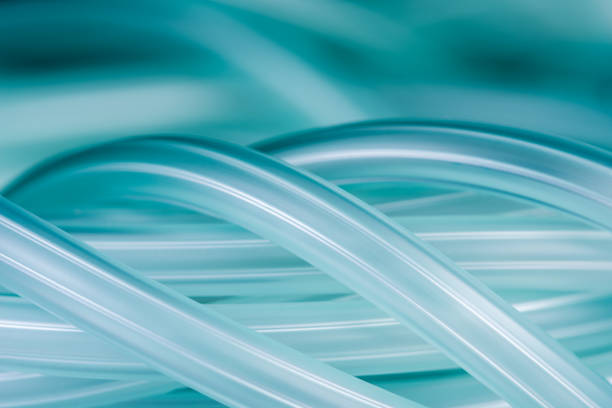 Oxygen tubing hose component for controlled delivery of medical-grade oxygen close-up