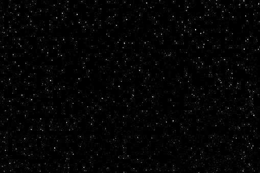 Cielo nocturno estrellado en el espacio. photo