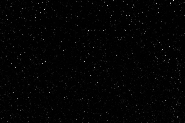 starry night sky  in space. - copy space imagens e fotografias de stock