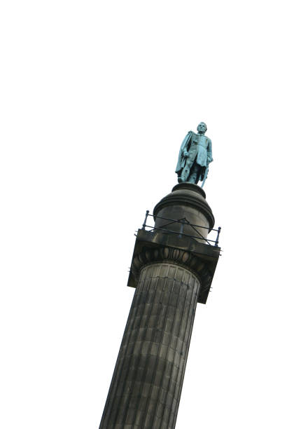 Statue of Scottish economist philosopher and writer Adam Smith on the Royal Mile in Edinburgh, UK