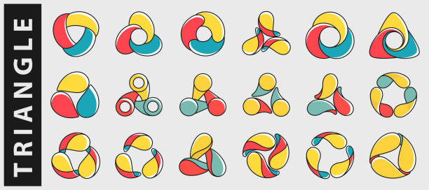 Logostics Triangle 840+ Three Triangle Logo Stock Illustrations, Royalty-Free Vector ...