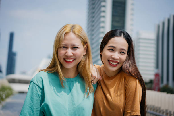 istock Joyful friends in the city 1733034648