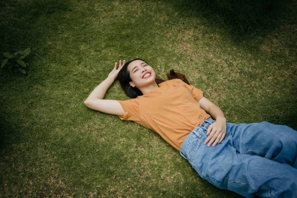istock Relaxing and dreamy moment in the park 1733035236