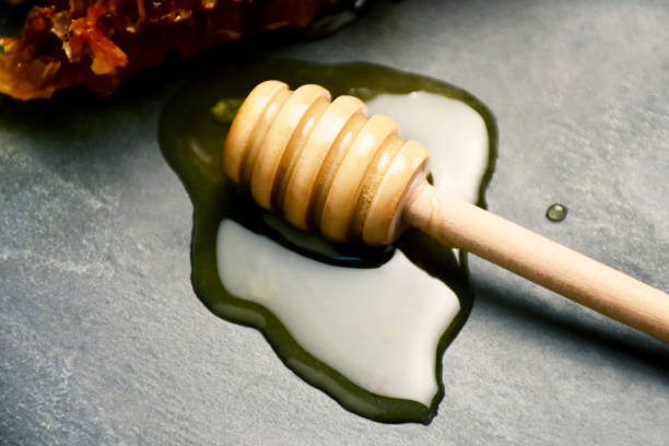 istock Honey, honey dipper and honey 1733084084