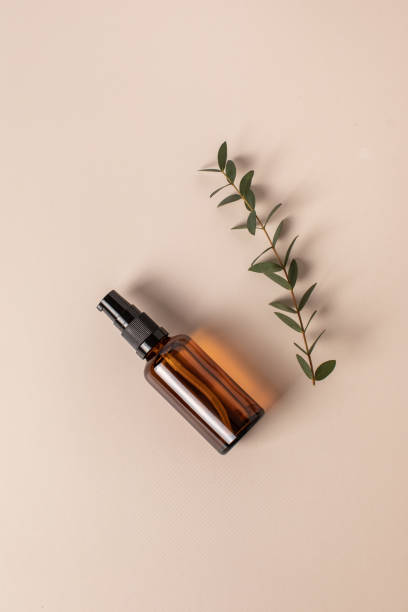 istock Natural cosmetics in glass bottles. 1733108827