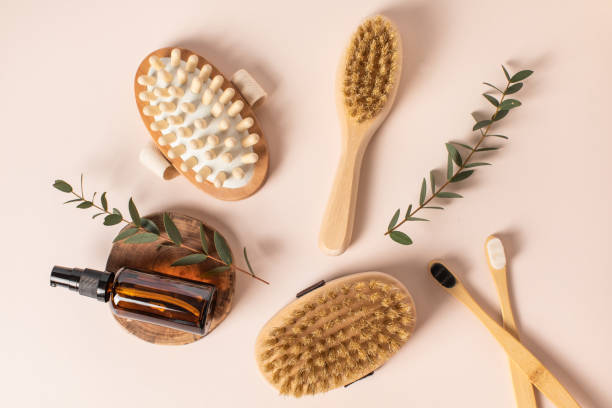 istock Natural cosmetics in glass bottles. 1733108831