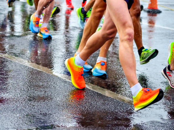 istock Running Legs Racing in the Rain 1733116127