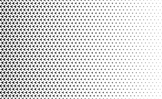 Sharp Triangles Background Black And White Design Horizontal Black Halftone Of Three Sharp ...