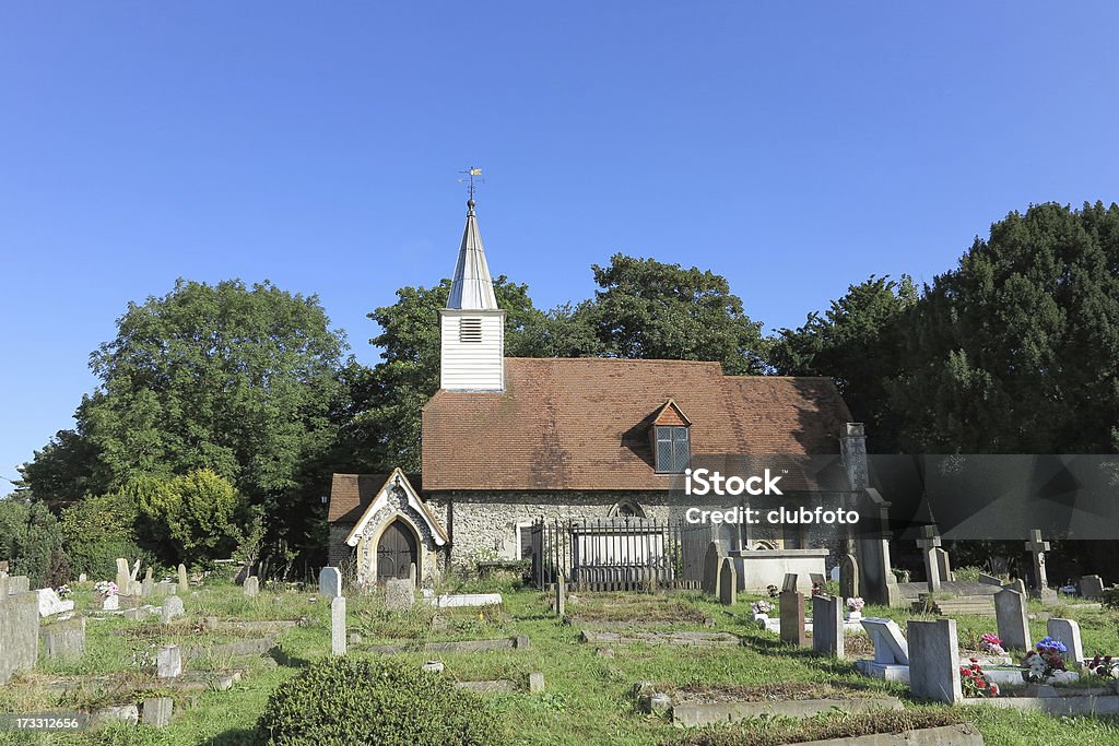 영어 타운명을 교회 - 로열티 프리 개념 스톡 사진