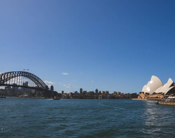 istock Sydney Panoramic, Harbour Bridge. Amazing architecture view Circular Quay 1733136226