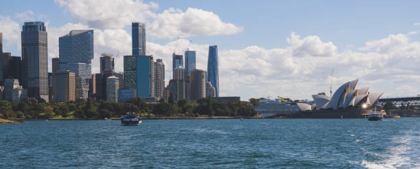 istock Sydney Panoramic, Harbour Bridge. Amazing architecture view Circular Quay 1733137377