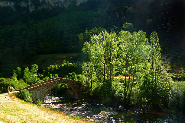 Bridge of pilgrims in Canfranc. Spain