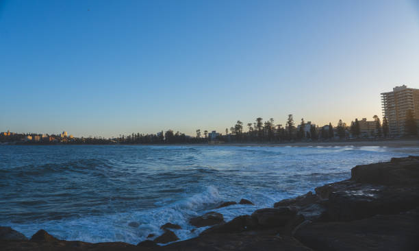istock Sunset at Manly Beach Sydney Australia 1733152995