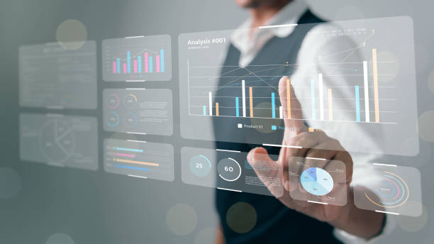 istock The analyst works on a laptop showing data business analysis and Data Management System with KPI for financial report and data analysis, business target and development. 1733155138