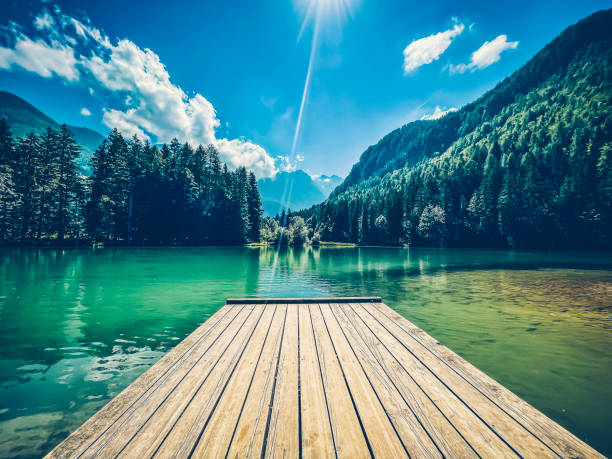 istock Plansarsko lake at Zgornje Jezersko 1733200313