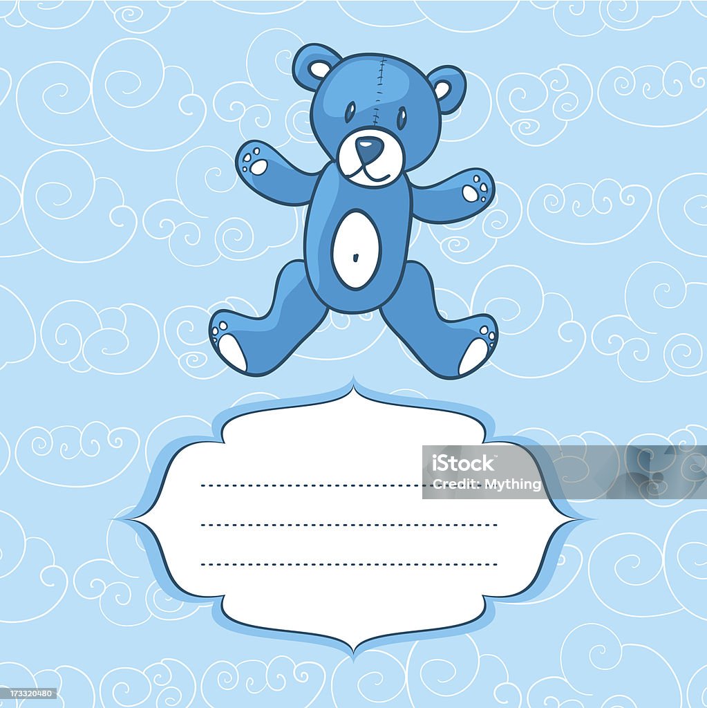 Bambino greeting card - arte vettoriale royalty-free di Annuncio