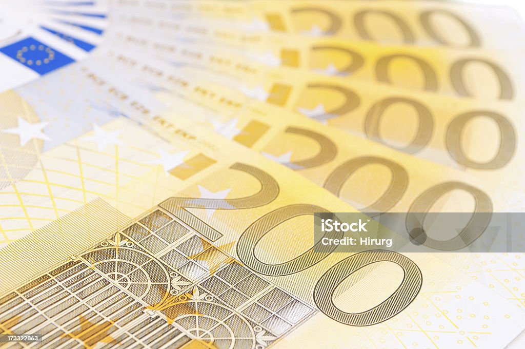 Zweihundert-Euro-Banknoten - Lizenzfrei 200 Stock-Foto