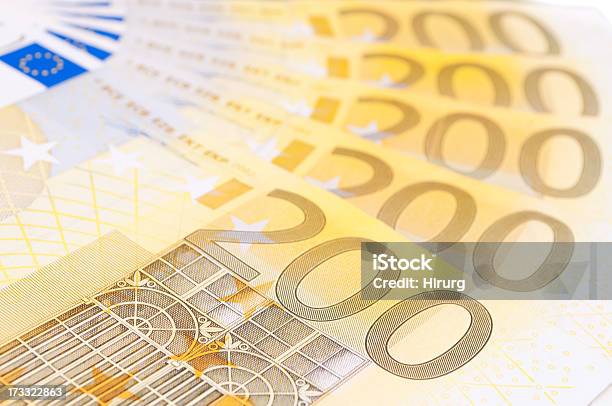 Billetes De Banco De Dos Cientos Euros Foto de stock y más banco de imágenes de 200 - 200, Billete de banco de dos cientos euros, Moneda de la Unión Europea