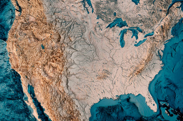 istock United States Bathymetric Map 3D Render Neutral 1733260767