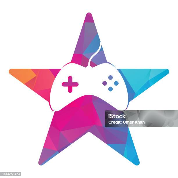 Game Star Graphics Game Star Shape Concept Logo Design Template Stock Illustration ...