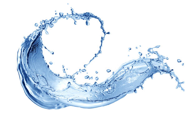 istock water, water splash isolated on white background, beautiful splashes a clean water 1733290702