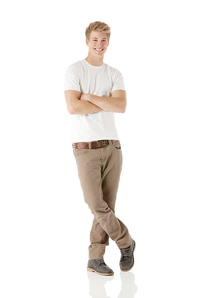 istock Smiling young man posing with arms crossed 173329329