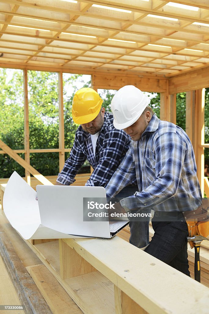 Trabalhadores de construção - Foto de stock de Adulto royalty-free