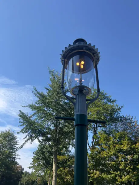 Gas Lamp Post in Glen Ridge, New Jersey