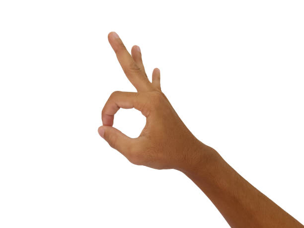 istock hand ok sign on white background 1733348639