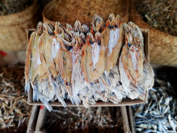 istock Group of dry fish in close up 1733348910