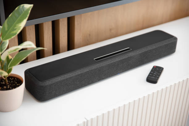 istock Soundbar in a modern home 1733370466