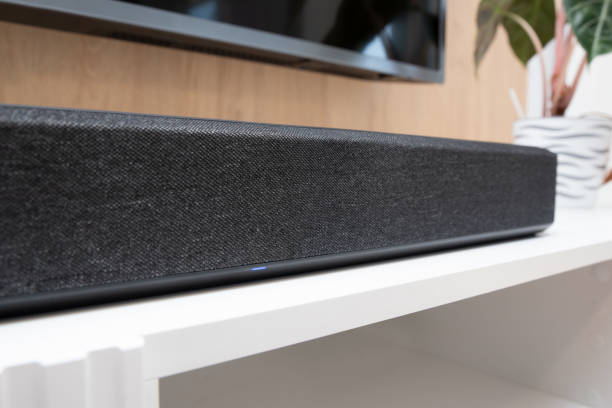 istock Soundbar in a modern home 1733370972
