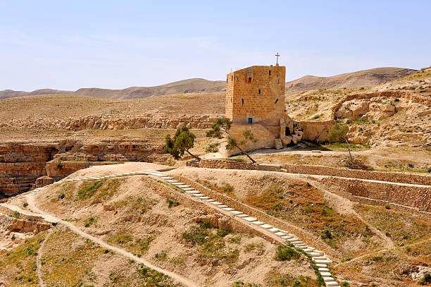 istock Mar Saba convent guesthouse, Israel. 173342998