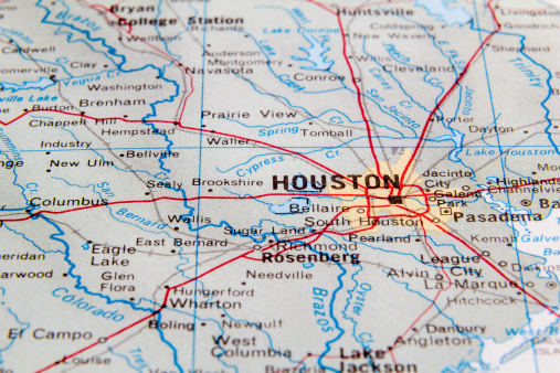 Houston map.