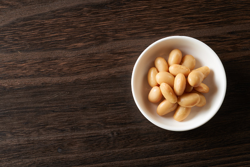 Image of boiled beans, a traditional Japanese food