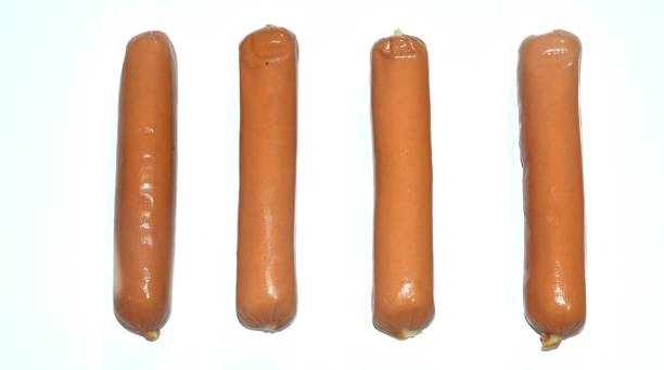 istock raw smoked pork sausage arranging on white background 1733452522