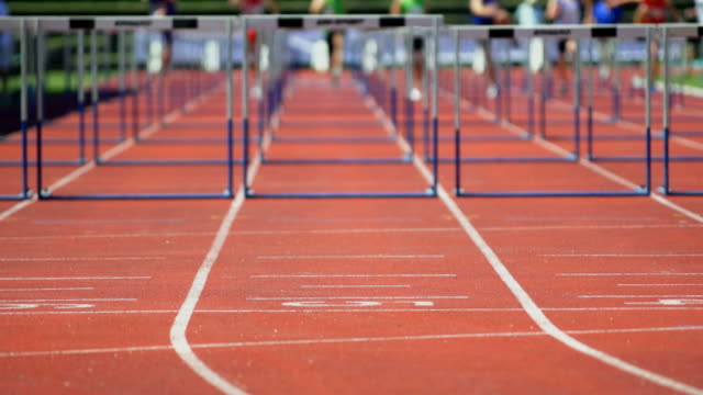 Sprint Hurdle Race For Men